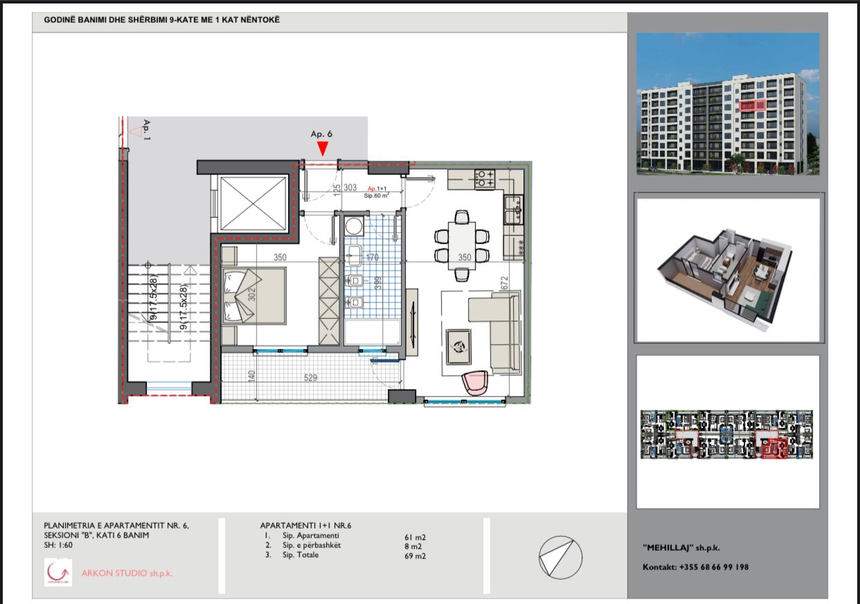 Foto e Apartment në shitje Rruga Teuta, tirane, Tiranë