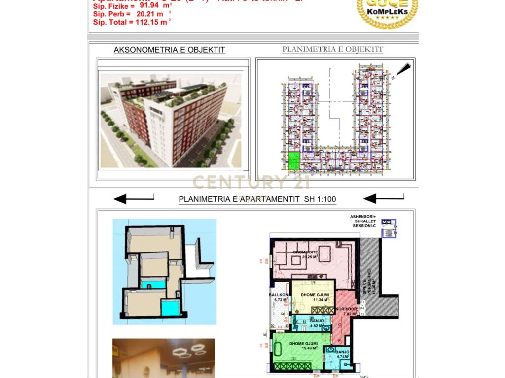 Foto e Apartment në shitje 21 DHJETORI, KOMPLEKSI GUCE, Tiranë