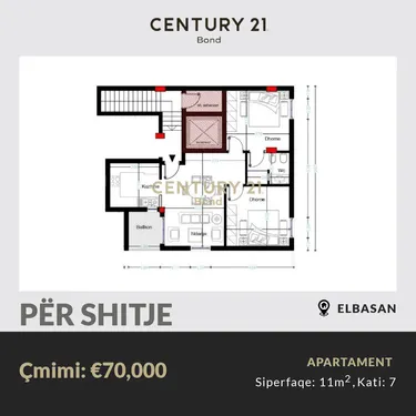 Photo of Apartment for sale Lagja 5 Maji Elbasan, elbasan, Elbasan