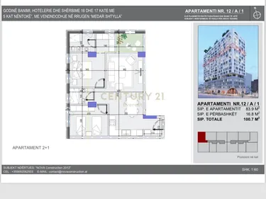 Photo of Apartment for sale rruga komuna e parisit, Tiranë