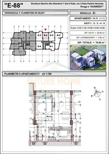 Foto e Apartment në shitje Laprake, Rruga dritan hoxha, Tiranë