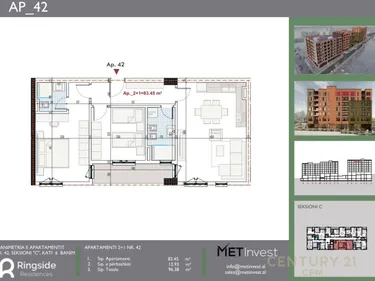 Foto e Apartment në shitje Bulevardi i Ri, Rruga Lidhja e Prizrenit, Tiranë