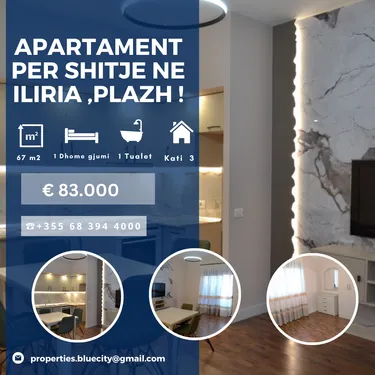 Photo of Apartment for sale Iliria, Lagja 13 Plazh, Tiranë, Durrës