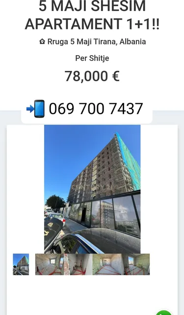 Photo of Apartment for sale 5 Maji, Tiranë