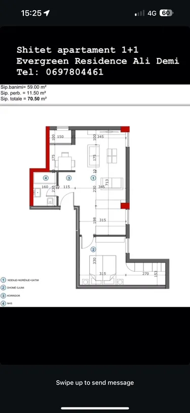 Photo of Apartment for sale Ali demi, Rruga Zhegu, Tiranë