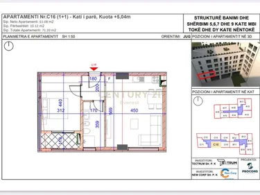 Foto e Apartment në shitje Hipoteka, Rruga Jordan Misja, Tiranë