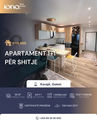 Foto e penthouse në shitje Rruga Bulevardi Pishave, Golem, Kavajë