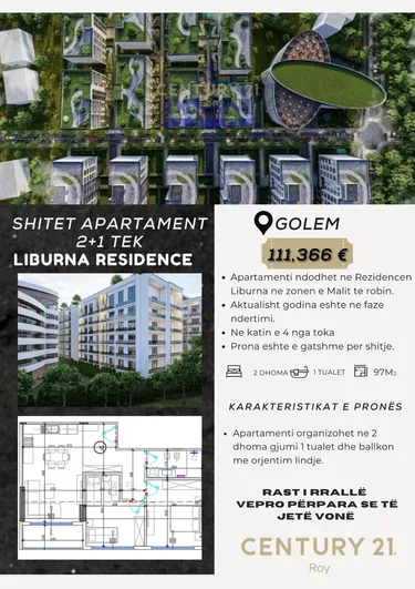 Foto e Apartment në shitje Golem, Durrës