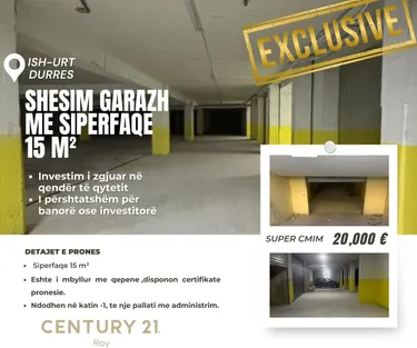 Foto e garage në shitje Isht Urt, Durrës