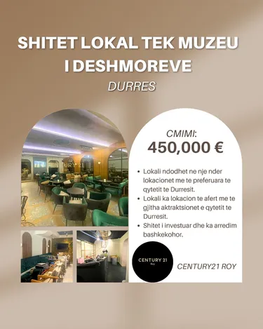 Foto e Ambient biznesi në shitje Muzeu i Deshmorve, Durrës