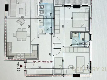 Fotografie Byt na prodej Rezidenca Ringside, Paskuqan, Tirana, Tiranë