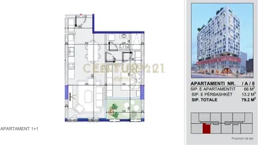 Photo of Apartment for sale White Tower, Komune Parisit, Tiranë