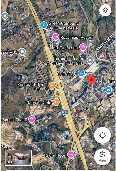 Photo of land for sale Qendra Tregtare Teg, Tirana, Tiranë