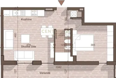 Foto e Apartment në shitje Qendra Tregtare Qtu, Qendra Tregtare Qtu, Tirana, Tiranë