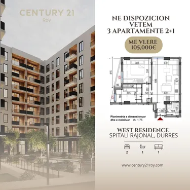 Foto di Appartamento in vendita Spitali Rajonal, Durrës