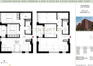 Zdjęcie Mieszkanie na sprzedaż Rruga Siri Kodra, Tiranë