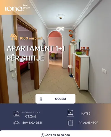 Fotografie Byt na prodej Bulevardi i Pishave, Golem, Kavajë