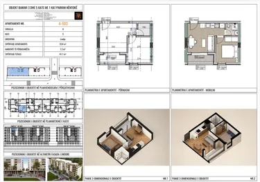 FOR SALE 1+1 APARTMENT IN GOLEM IN BUILDING UNDER CONSTRUCTION WITH INSTALLMENT PLAN