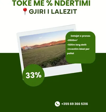 Foto e Tokë në shitje Gjiri i Lalëzit, Durrës