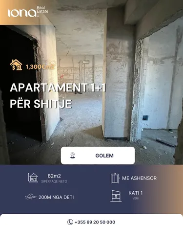 🏡 1+1 Apartment for Sale – Viena Area, Golem