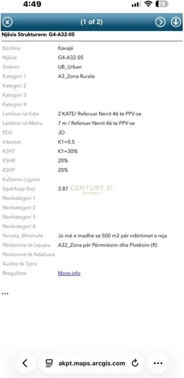 Foto e Tokë në shitje Qender, Durrës