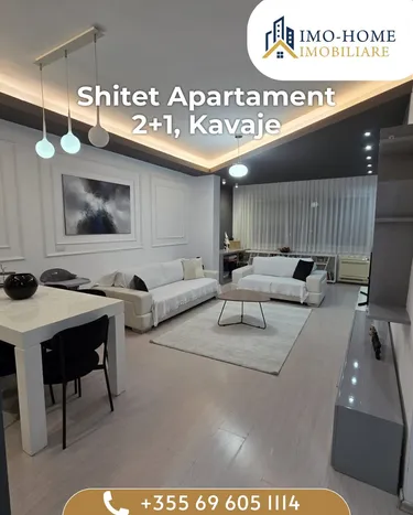 For Sale: Fully Upgraded 2+1 Apartment, Kavaje – Shetitorja Josif Budo