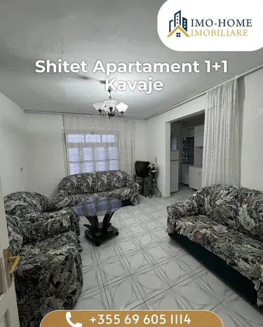 One-Bedroom Apartment for Sale near Taulantia Promenade, Kavaje
