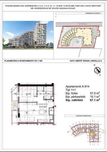 Foto di Appartamento in vendita Qerret, Durrës