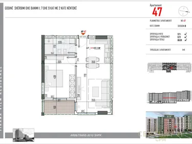 Foto di Appartamento in vendita Paskuqan, Tirana View Residence, Tiranë
