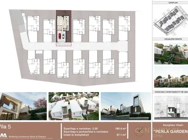 Foto e Vilë në shitje Mjull - Bathore, Perla Residence, Tiranë